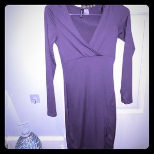 Fitted low cut dress